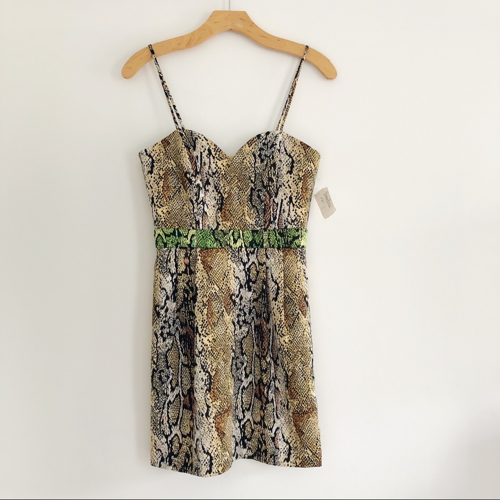 NWT Naven Python Mini Dress